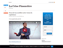 Tablet Screenshot of crise-finance.com